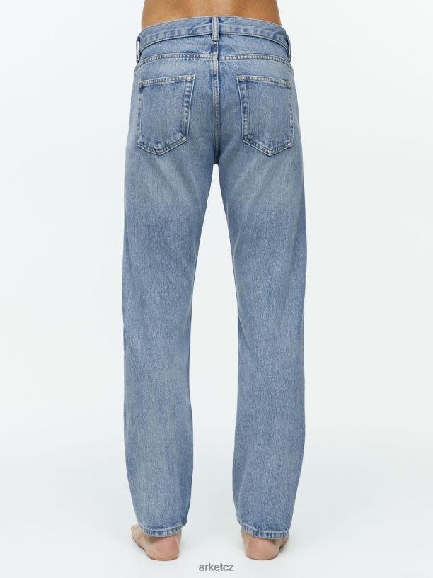 muži ARKET Park zkrácené pravidelné rovné džíny oblečení světle modrá J8R2D1107