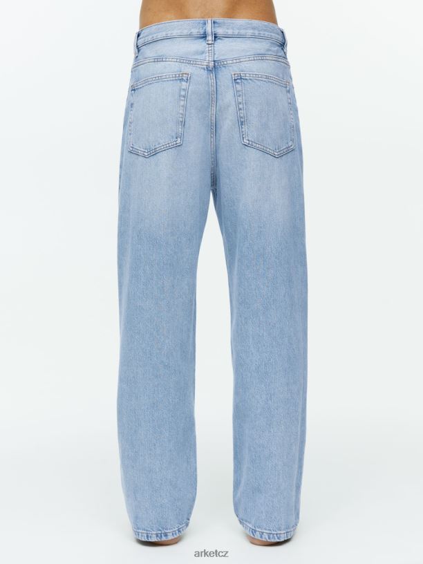 muži ARKET mlžné široké džíny oblečení světle modrá J8R2D1093