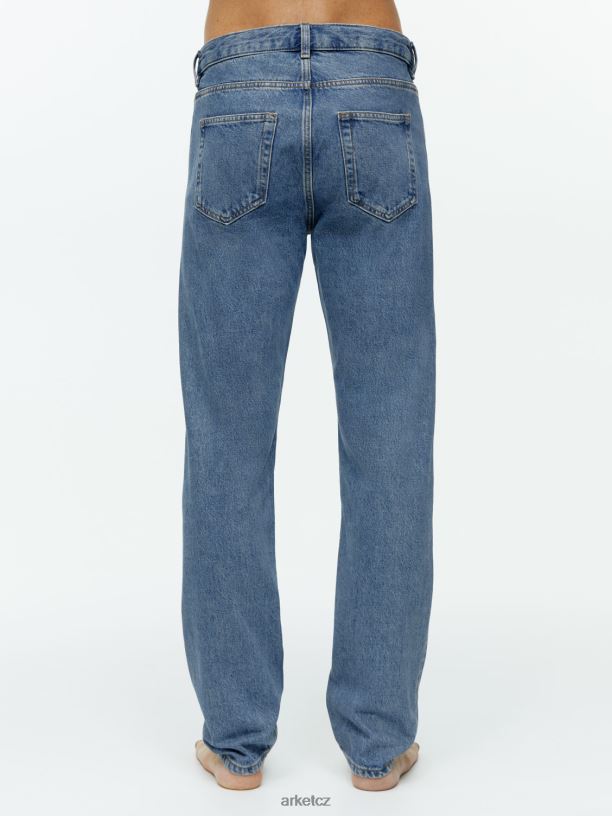 muži ARKET park běžné rovné džíny oblečení středně modrá J8R2D1100