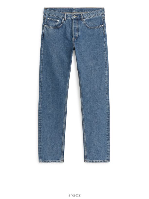 muži ARKET park běžné rovné džíny oblečení středně modrá J8R2D1100