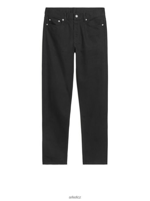 muži ARKET park běžné rovné džíny oblečení zůstat černý J8R2D1101