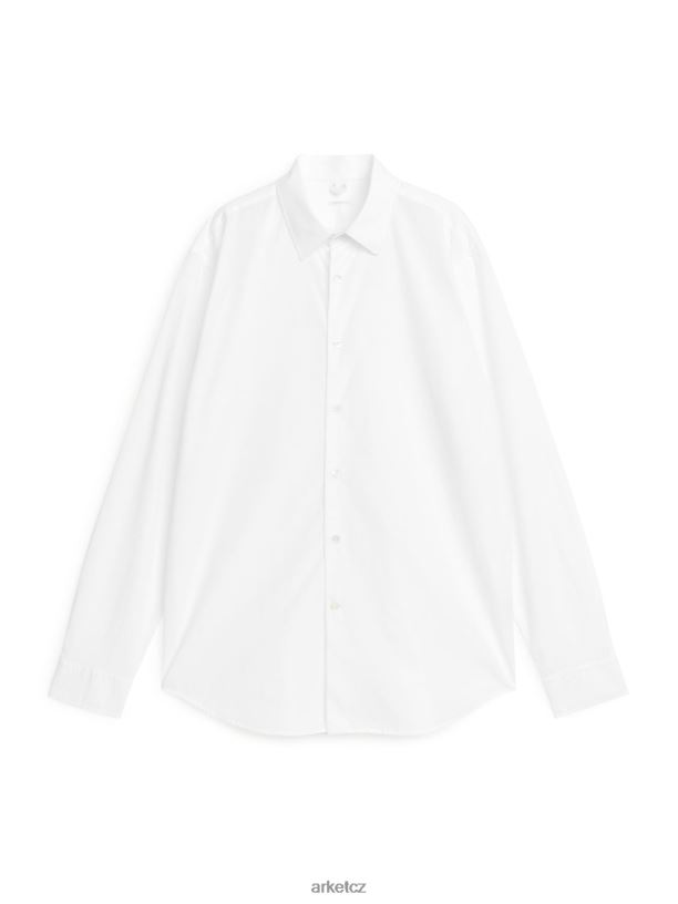 muži ARKET popelínová košile oblečení bílý J8R2D966