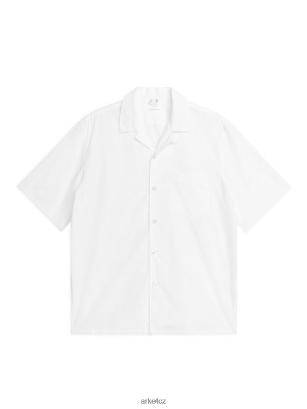 muži ARKET resortní košile oblečení bílý J8R2D930