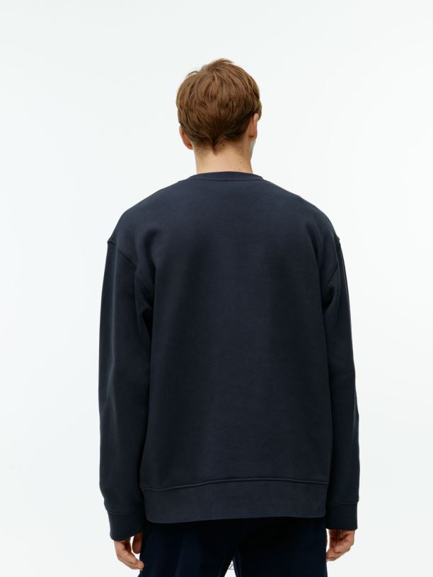 muži ARKET uvolněná froté mikina oblečení tmavě modrá J8R2D920