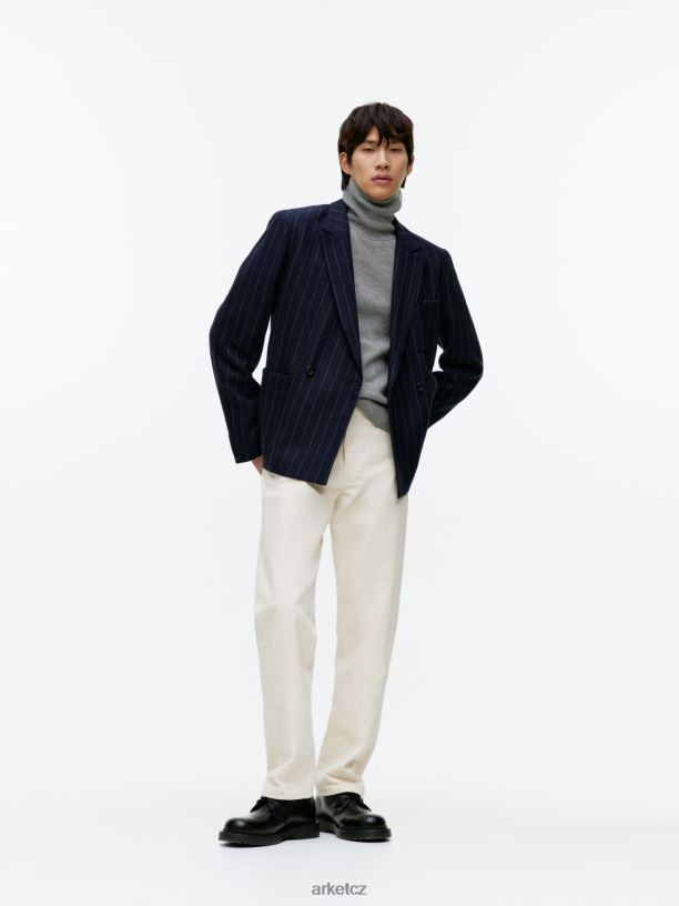 muži ARKET merino svetr s rolákem oblečení Šedá J8R2D1194