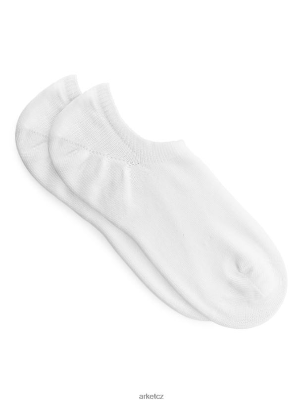 muži ARKET Sada 2 párů teniskových ponožek oblečení bílý J8R2D576