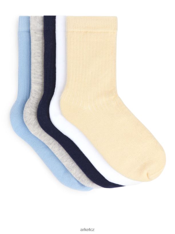 muži ARKET žebrované pletené ponožky oblečení neutrální/vícebarevné J8R2D1604