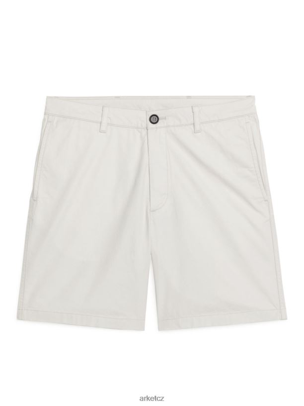 muži ARKET bavlněné šortky oblečení bílý J8R2D1117