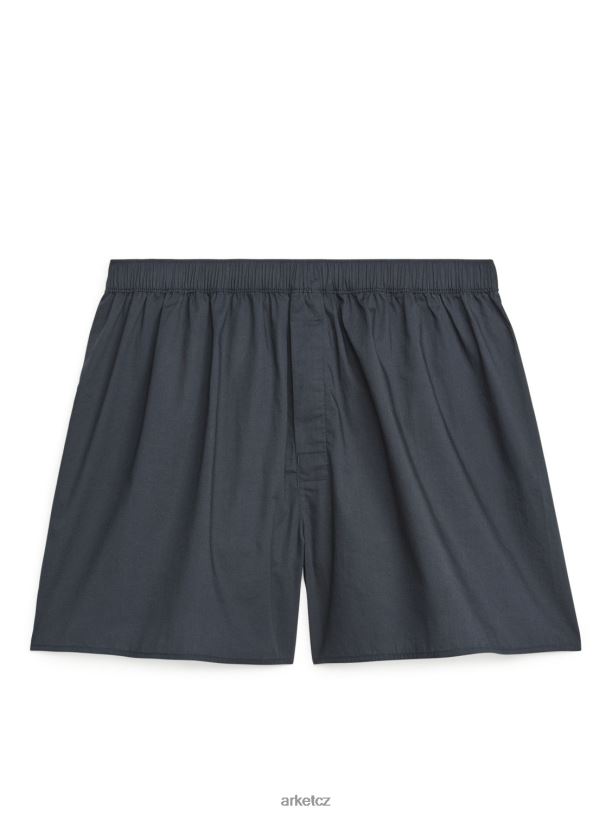 muži ARKET tkané bavlněné boxerky, sada 2 ks oblečení tmavě modrá kostkovaná J8R2D1230