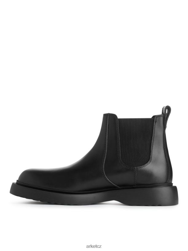 muži ARKET kožené boty obuv Černá J8R2D1278