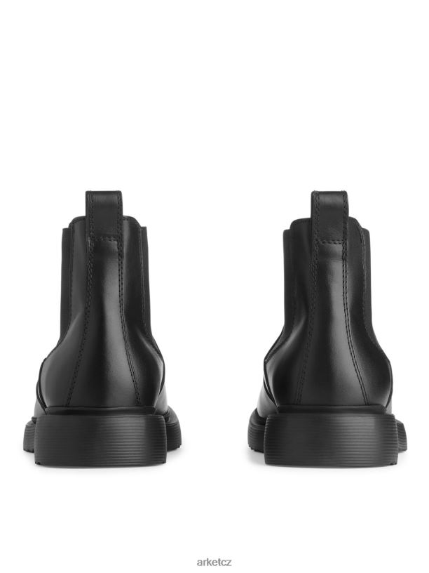 muži ARKET kožené boty obuv Černá J8R2D1278