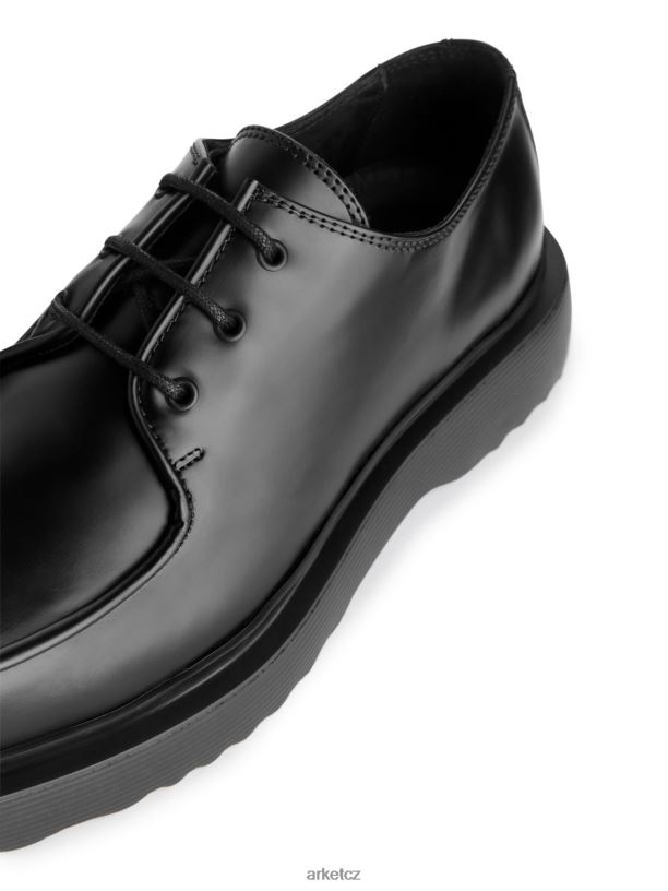 muži ARKET kožené derby boty obuv Černá J8R2D1276