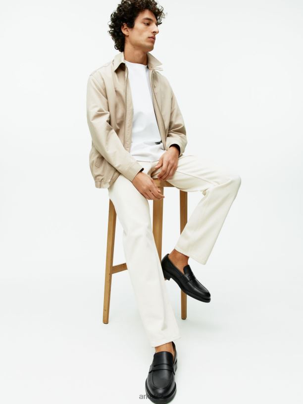 muži ARKET penny mokasíny obuv Černá J8R2D1280