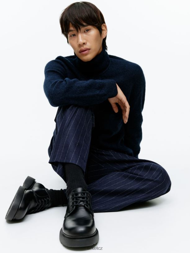 muži ARKET robustní kožené derby boty obuv Černá J8R2D1279