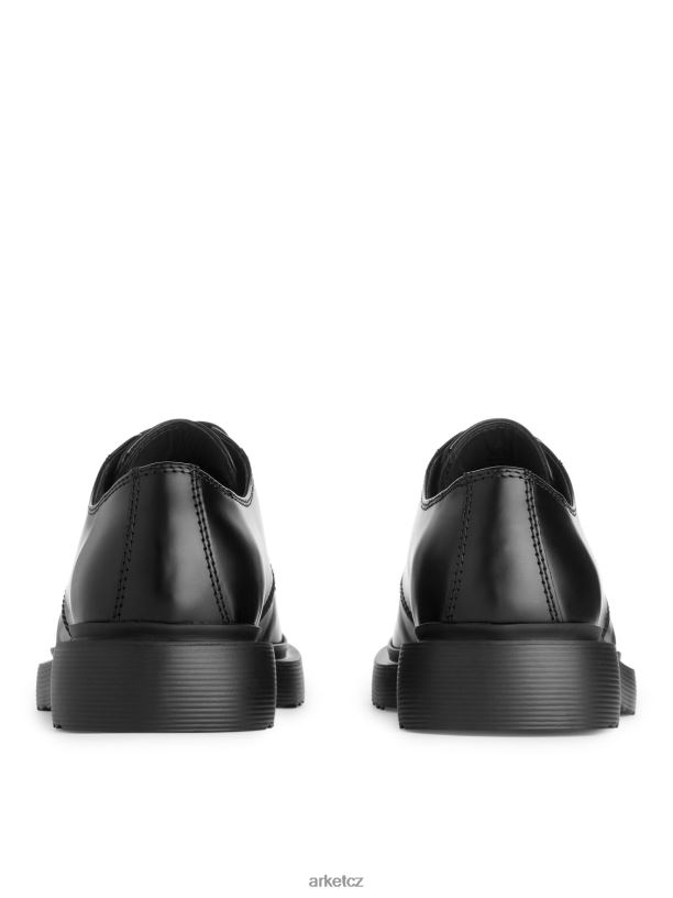 muži ARKET robustní kožené derby boty obuv Černá J8R2D1279