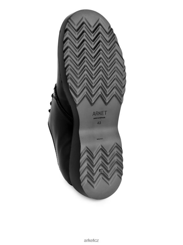 muži ARKET robustní kožené derby boty obuv Černá J8R2D1279