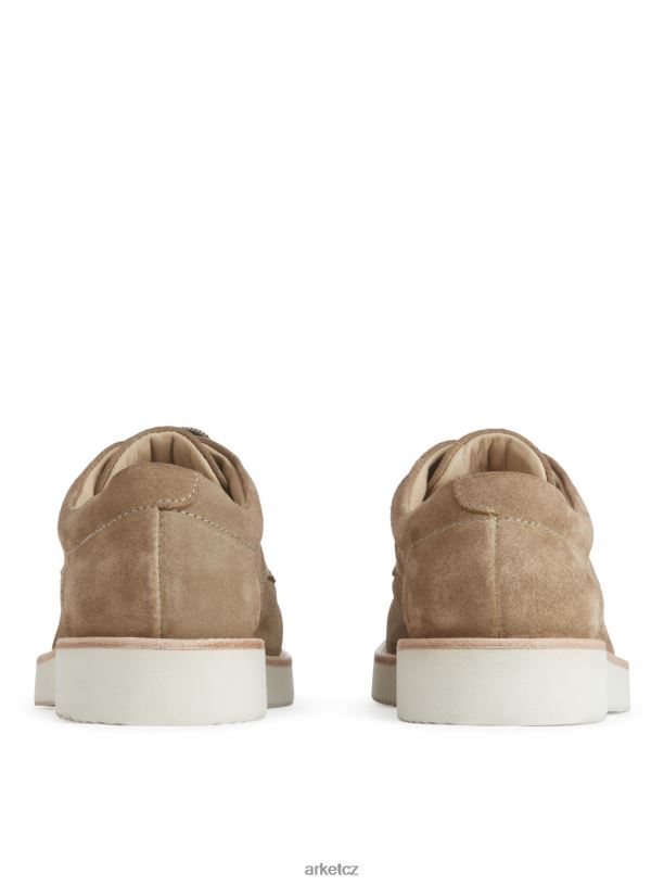 muži ARKET semišové-vibramové derby boty obuv béžový J8R2D1274