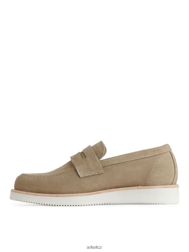 muži ARKET semiš-vibram mokasíny obuv béžový J8R2D1275