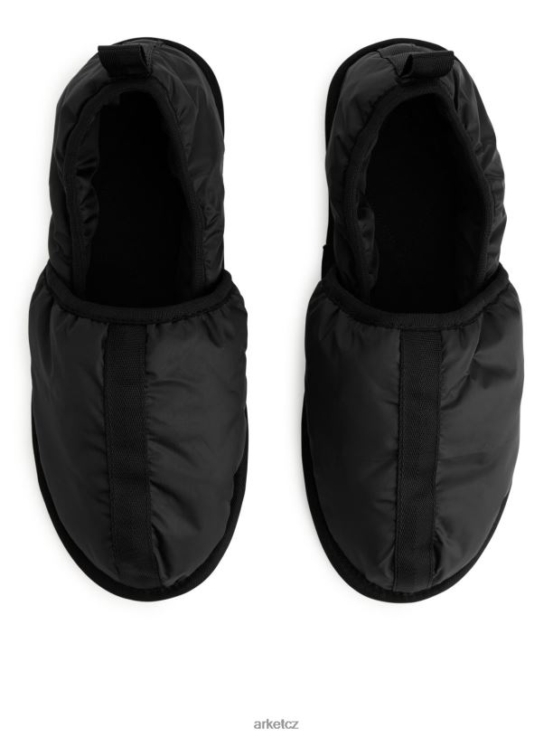 muži ARKET polstrované pantofle obuv Černá J8R2D723