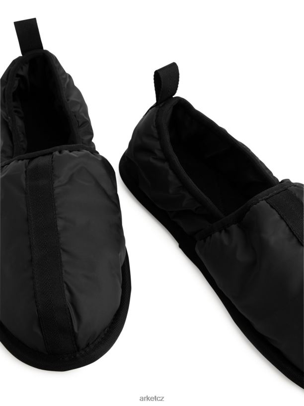 muži ARKET polstrované pantofle obuv Černá J8R2D723