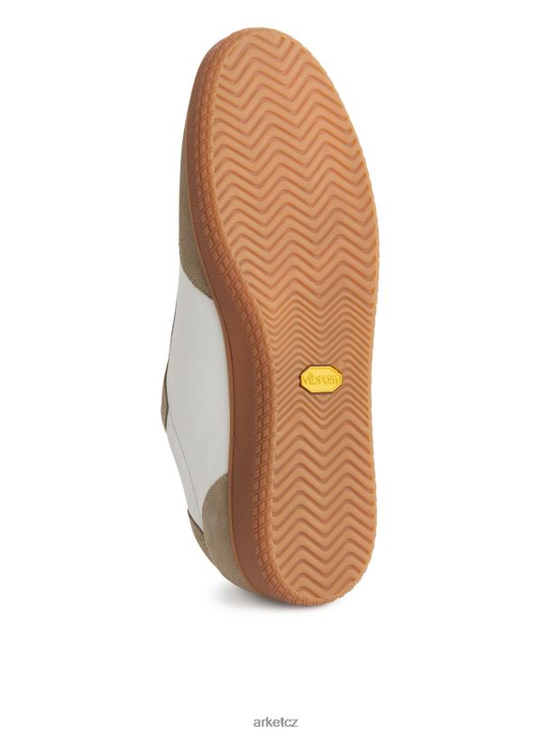 muži ARKET kožené tenisky obuv bílá/béžová J8R2D1254