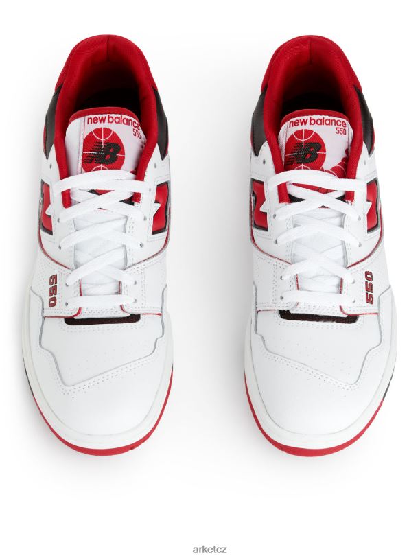muži ARKET nová bilance 550 trenérů obuv bílá/červená/černá J8R2D1267