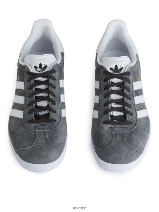 muži ARKET tenisky adidas gazelle obuv šedá/bílá J8R2D1255