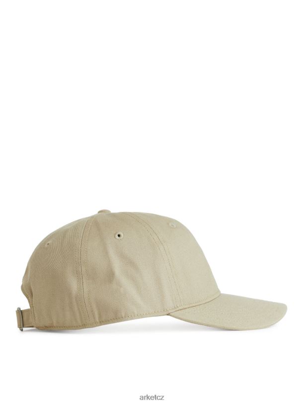 muži ARKET čepice z bavlněného kepru Příslušenství béžový J8R2D1304