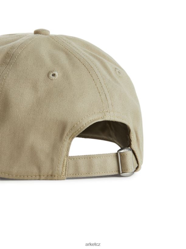 muži ARKET čepice z bavlněného kepru Příslušenství béžový J8R2D1304