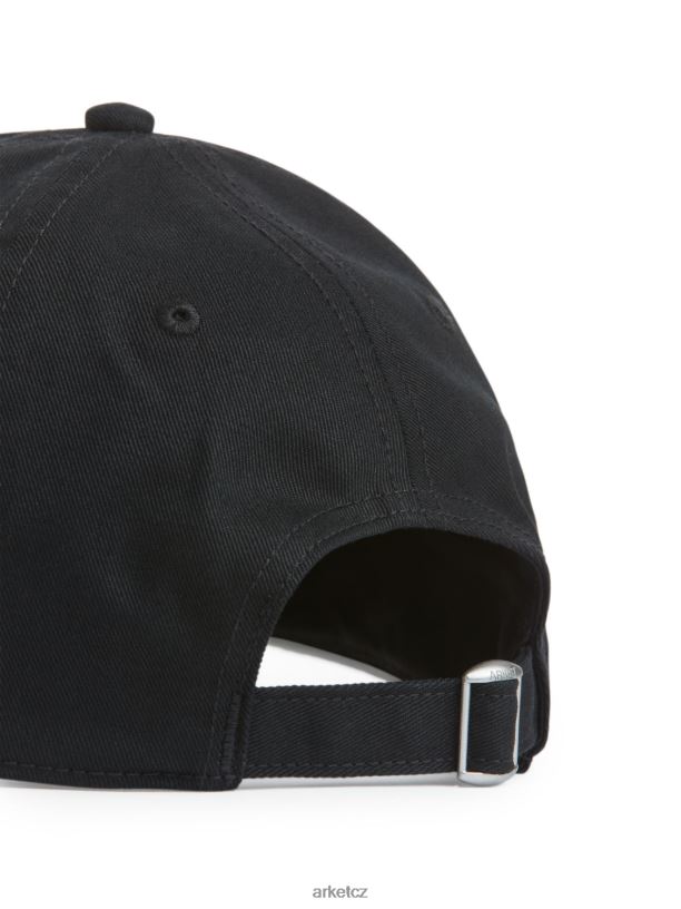 muži ARKET čepice z bavlněného kepru Příslušenství Černá J8R2D1300