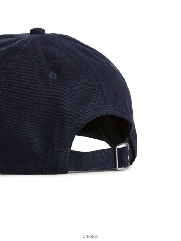 muži ARKET čepice z bavlněného kepru Příslušenství tmavě modrá J8R2D1302