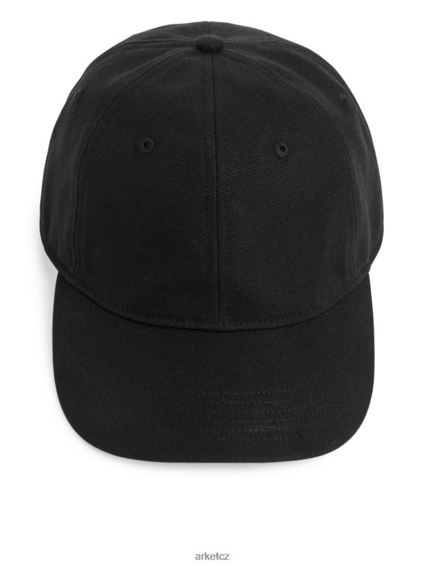 muži ARKET čepice z konopné bavlny Příslušenství Černá J8R2D1298