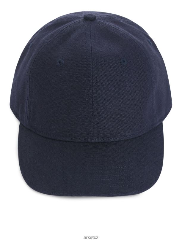muži ARKET čepice z konopné bavlny Příslušenství tmavě modrá J8R2D1297
