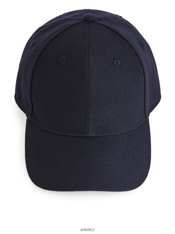 muži ARKET čepice ze směsi vlny Příslušenství tmavě modrá J8R2D1305