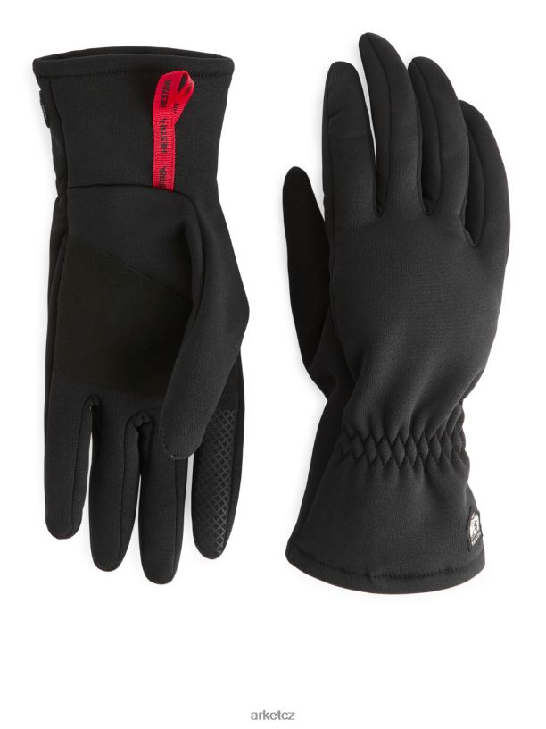 muži ARKET fleecové rukavice hestra touch point Příslušenství Černá J8R2D1326