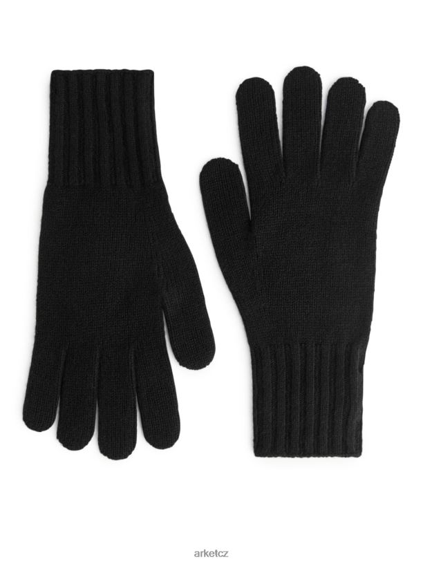 muži ARKET kašmírové rukavice Příslušenství Černá J8R2D1316