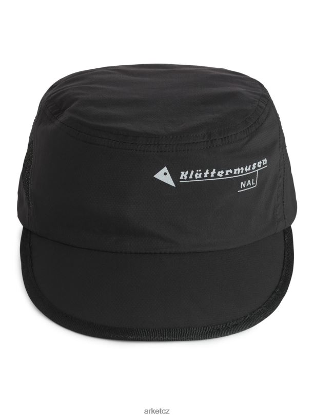 unisex ARKET klattermusen nal větrovka čepice tašky Černá J8R2D1220