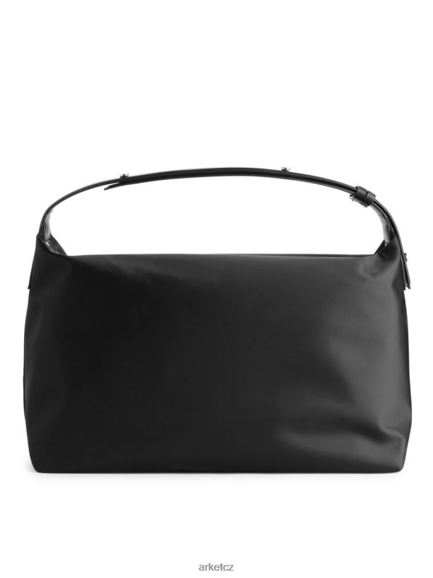 unisex ARKET kožená taška přes rameno tašky Černá J8R2D754