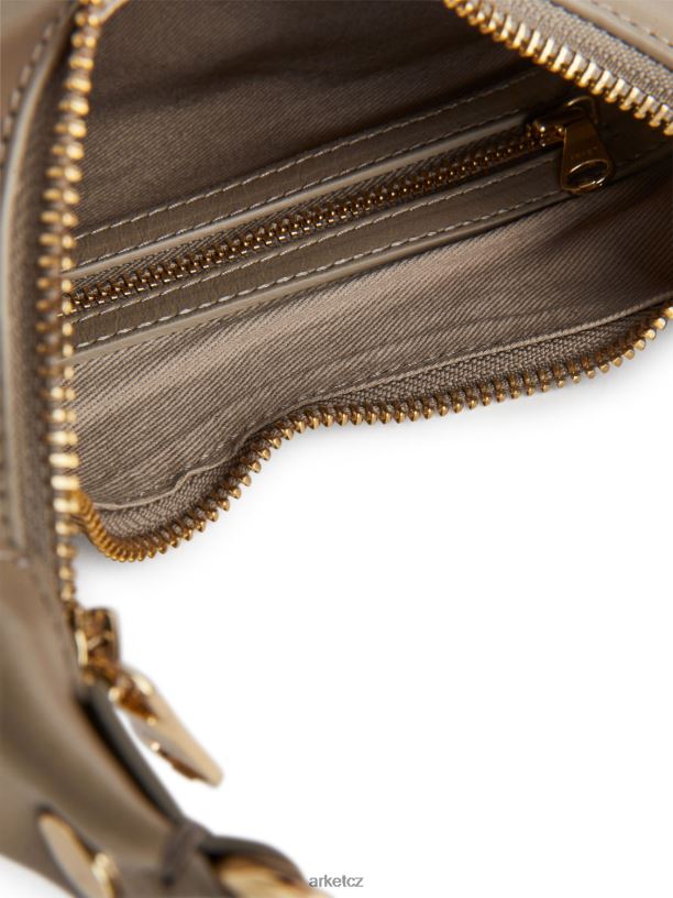 unisex ARKET kožená taška půlměsíc tašky béžový J8R2D758