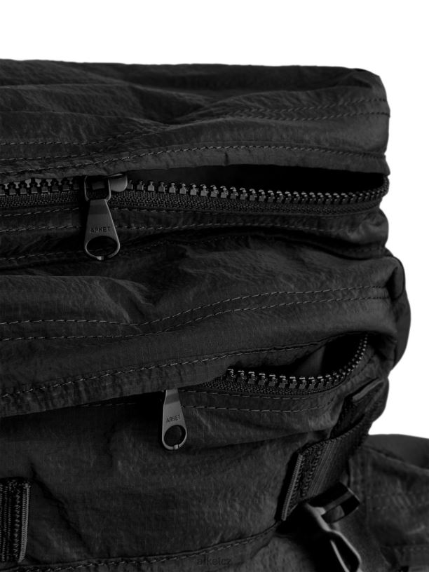 unisex ARKET lehký batoh tašky Černá J8R2D1211