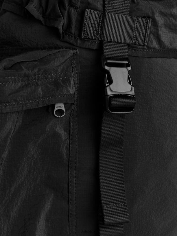 unisex ARKET lehký batoh tašky Černá J8R2D1211