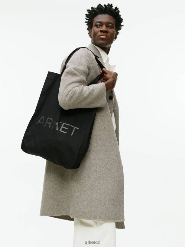 unisex ARKET plátěná taška tašky Černá J8R2D747