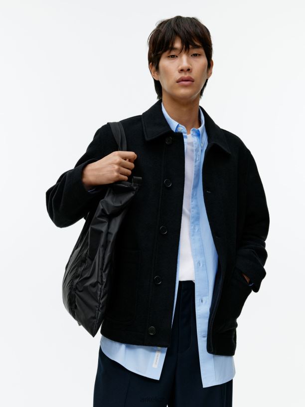 unisex ARKET sbalitelná taška tašky Černá J8R2D756