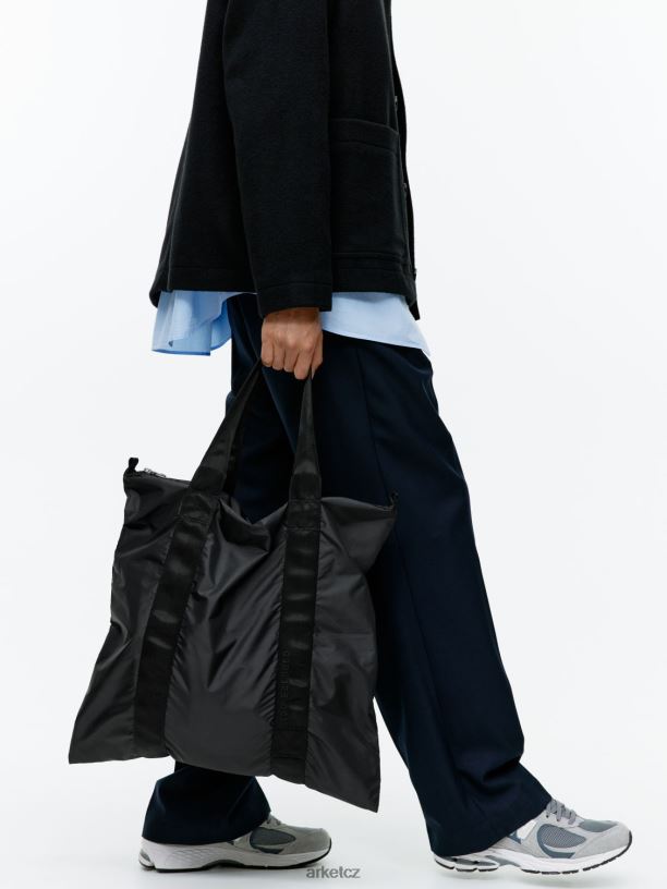 unisex ARKET sbalitelná taška tašky Černá J8R2D756