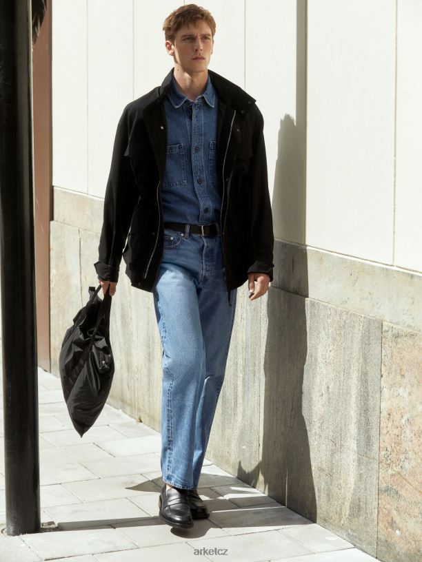 unisex ARKET sbalitelná taška tašky Černá J8R2D756