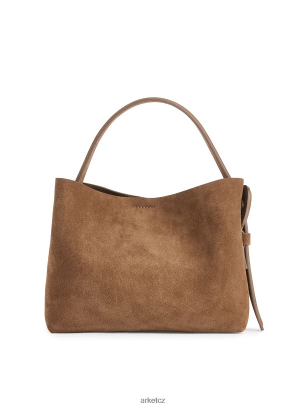 unisex ARKET semišová crossbody kabelka tašky hnědý J8R2D742