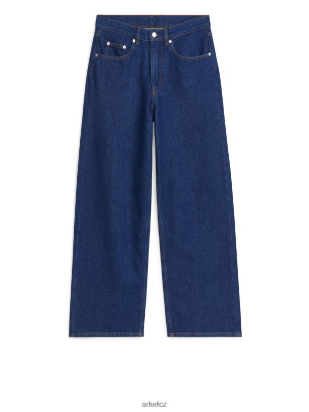 ženy ARKET skřivan volné džíny oblečení tmavě modrá J8R2D158