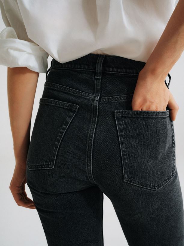 ženy ARKET popelínová košile rovného střihu oblečení bílý J8R2D16