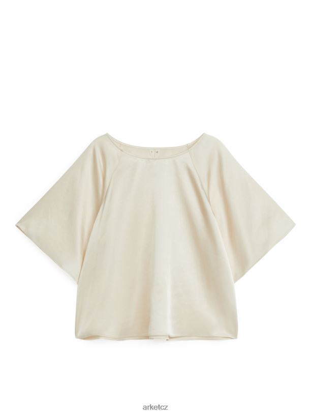 ženy ARKET tkaný top oblečení špinavě bílé J8R2D20