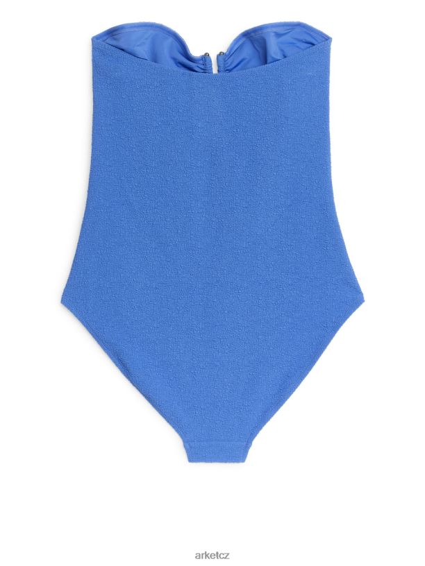 ženy ARKET texturované bandeau plavky oblečení modrý J8R2D615